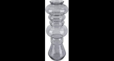 Present Time Vaas Morgana - Glas Donker Grijs - Large - 18x50cm - Scandinavisch