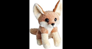 Wild Republic pluche woestijnvos - knuffel - 13cm - Fennec vos - beige - Dieren knuffels