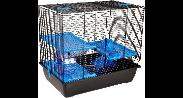 Flamingo Hamsterkooi Juna - Blauw - 50 x 33 x 45.5 cm