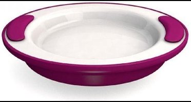 Adhome Warmhoudbord Ornamin Diameter 25,5 cm - 4,2 cm hoog - kleur: rood