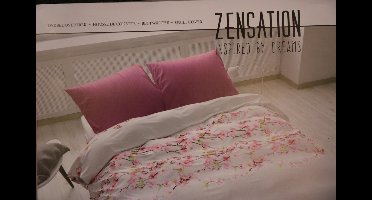 zensation dekbed overtrek bright flowers pink 2 persoons 200-200 cm