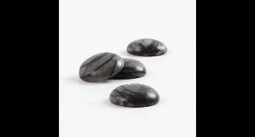 Creotime Cabochons Snowflake Rond 14 Mm Multicolor 4 Stuks