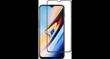 Screenprotector geschikt voor OnePlus 6T Screenprotector Glazen Gehard | Full Screen Cover Volledig Beeld | Tempered Glass - van iCall
