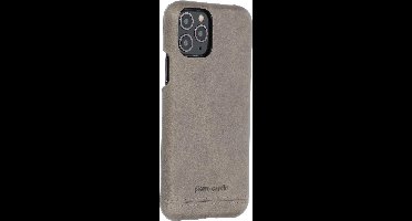 Pierre Cardin Apple iPhone 11 Pro Telefoonhoesje van Leer met Grijze Achterkant - Bescherm je Telefoon!
