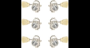 Fame 373KSK Locking Tuners 3+3 Chrome - Stemmechaniek voor gitaar