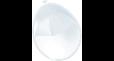 Ballonnen parel wit metallic 50 stuks 30 cm