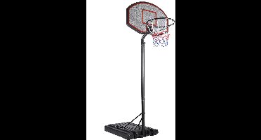 Mobiele basketbalring met verstelbare mand