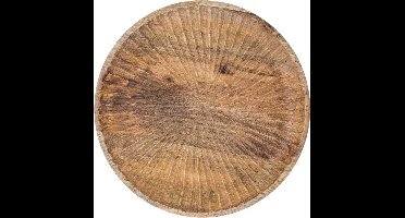 Riverdale - Plateau Sam naturel ø30cm - Bruin