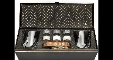 Rocks The Connoisseur's Set - Twist Whiskey Glass Edition - Whiskey - Glazen - Stones - Set - Cadeau