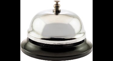 Receptiebel, uit staal, diameter 85 mm