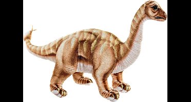 Pluche knuffel dinosaurus Brontosaurus 45 cm - Speelgoed prehistorie dino knuffeldieren voor kinderen