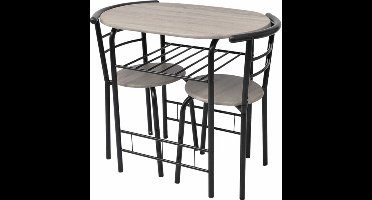 vidaXL - Ontbijtbarset - MDF