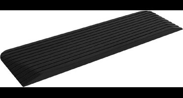 vidaXL - Drempelhulp - 110x32x3,8 - cm - rubber