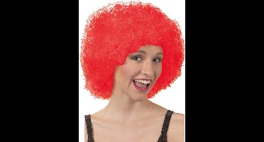 Rubie's Pruik Met Krullen Unisex Rood