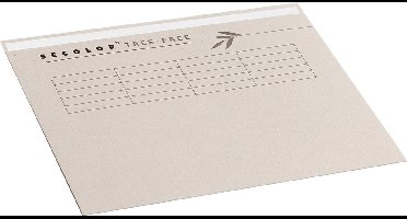 Jalema dossieromslag Secolor Tree-Free voor ft folio (22,5 x 34,8 cm) met tabrand, beige