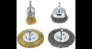 kwb Draadborstelset voor boormachines 597520 4 stuk(s)