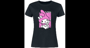 Hello Kitty Hello Kitty and Friends - My Melody Dames T-shirt - zwart - XL
