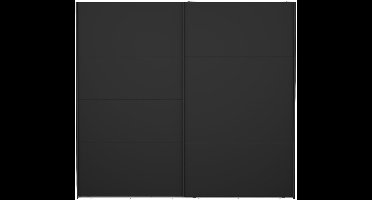 Giga Living Kledingkast Catania - Zwart - 244x67x220cm