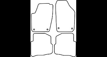 Automatten | Mattenset Volkswagen Polo - 2005 - 2009
