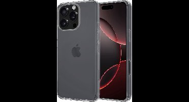 Hoesje - Geschikt voor Apple iPhone 16 Pro - Sterk & Shockproof - Hoes Cover - Siliconen Case - Transparant