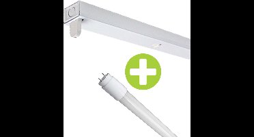LED TL Armatuur 120cm (enkel) | Incl. LED TL buis 18W | 6000K - Daglicht wit (860)
