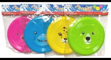 Grafix Frisbee met dierenprint 23cm 1st