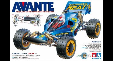 Tamiya Modelbouwpakket Militaire voertuigen - 58489 RC Avante 2011 Buggy 4WD - Off Road Rr RC Plastic - 1:10 - Modelbouw