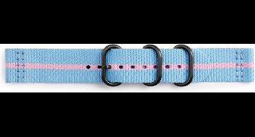 Samsung Nylon bandje - Samsung Gear Sport - blauw