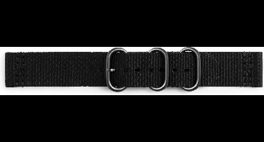 Samsung Nylon bandje - Samsung Gear Sport - zwart