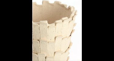 Light & Living - Vaas BANYA - Ø33x34cm - Wit