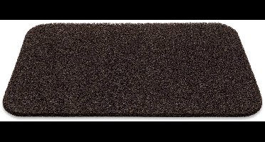 Hamat Mat Curly 80x60 cm - Deurmat - Bruin