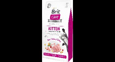 Brit Care Kitten Healthy Growth & Development Kalkoen&Kip - Kattenvoer - 7 kg