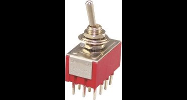 tuimelschakelaar aan/aan 4PDT MTS-402 - wipschakelaar