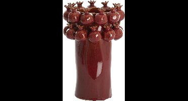Light & Living - Vaas POMEGRANATE - Ø20x29.5cm - Rood