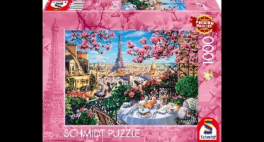 Schmidt Spiele - Ontbijt in Parijs - Legpuzzle - 1000 stukjes