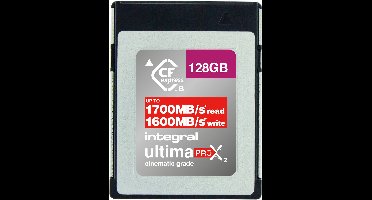 Integral 128GB UltimaPro X2 CFexpress Cinematic Type B 2.0