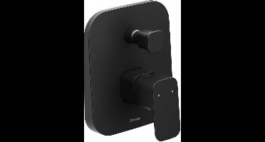 Ravak 10° Free - Badkraan TD F 061.20 inbouw, met behuizing, zwart X070156