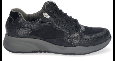 Durea - 6295 H - Lage sneakersDames sneakers - Kleur: Zwart - Maat: 38.5