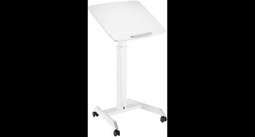 My Wall HT 2 L Katheder Kleur tafelblad: Wit Met wieltjes, In hoogte verstelbaar, Verstelbare helling Hoogte (max.): 11