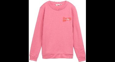 Tom Tailor - Sweater met print - Maat XS - Bright Rose
