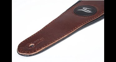 Fame Gitarrengurt 853 brown Leather - Basgitaarband