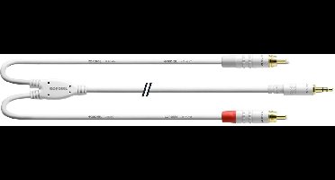 Cordial soundcard kabel Cinch 6m Y-Adapterkabel CFY 6 WCC-SNOW - Insert kabel