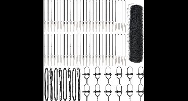 vidaXL - Hekpaal. - Grijs