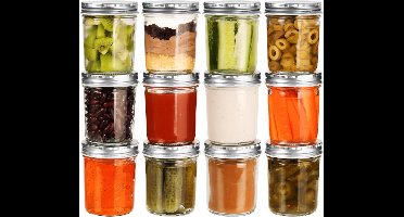 Meal Prep Bakjes Glas - Vershoudbakjes - Mason Jar