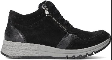 Waldläufer H April Sneakers - Suède - Dames - Zwart - Maat 42