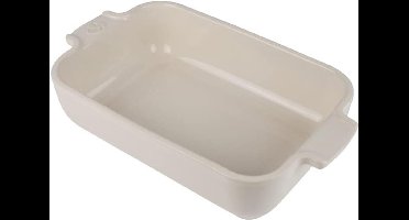 - Rectangular Ceramic Baking Dish - 22 cm x 11.2 cm x 5 cm - Capacity: 0.85 L - 10 Year Warranty - Ecru