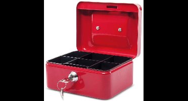 MAUL Geldkist Munteninzet 12.5 x 15.2 x 8 cm rood