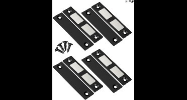 RFWR® Ultradunne Magneetsluitingen voor Kasten - 4 Stuks Sterke Magneten voor Deuren en Meubels