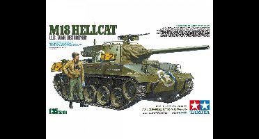 Tamiya Modelbouwpakket Militaire voertuigen - 35376 U.S. Tank Destroyer M18 Hellcat Plastic - 1:35 - Modelbouw