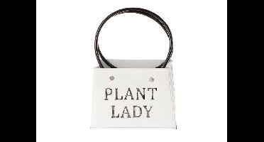 Bloempot metaal Plantlady